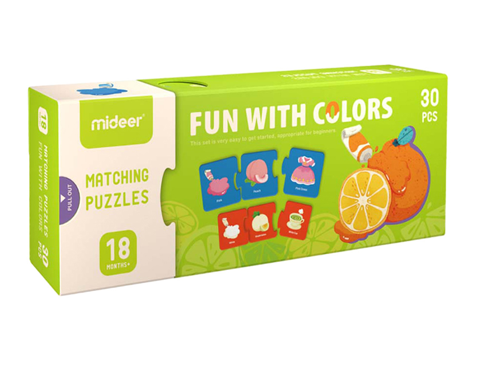 PUZLE MIDEER DIVERSION CON COLORES 30 PIEZAS