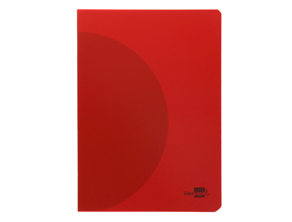 LIBRETA LIDERPAPEL 360 TAPA DE PLASTICO A4 48 HOJAS 90GR HORIZONTAL CON MARGEN COLORES SURTIDOS
