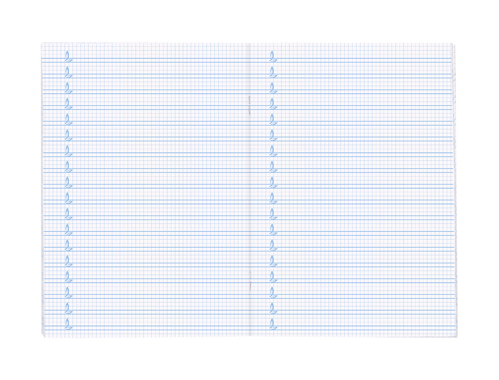 LIBRETA LIDERPAPEL PAUTAGUIA TAPA CARTONCILLO 32 HOJAS DIN A4 70GR CUADRICULADO PAUTADO 4 MM