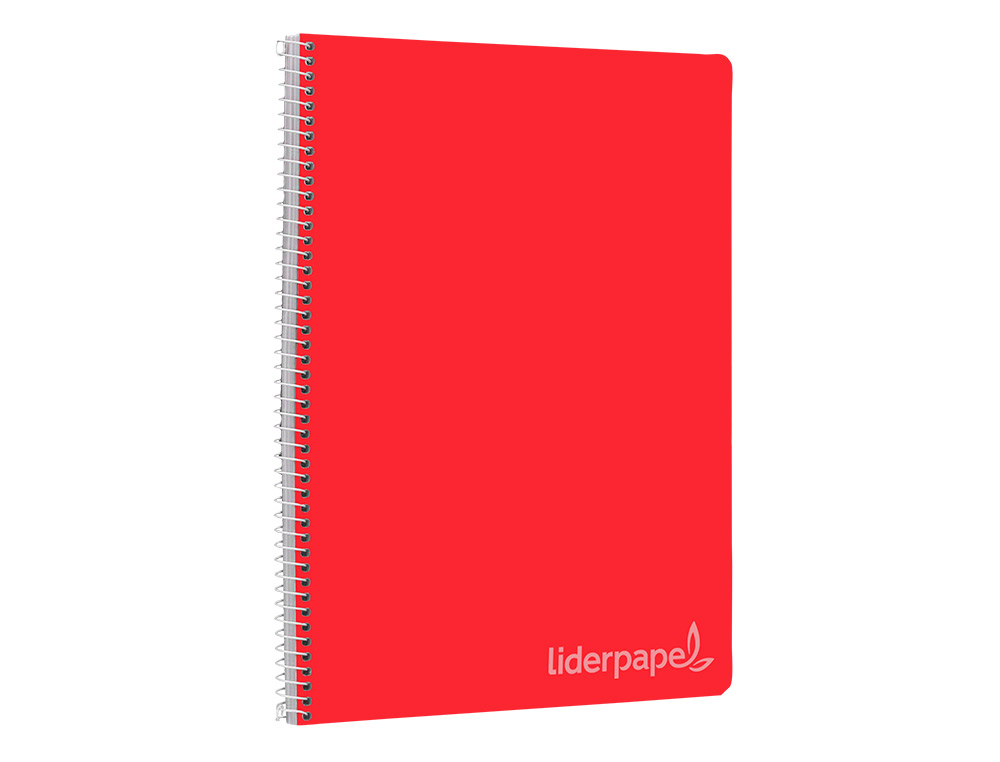 CUADERNO ESPIRAL LIDERPAPEL FOLIO WITTY TAPA DURA 80H 75GR RAYADO Nº46 COLORES SURTIDOS