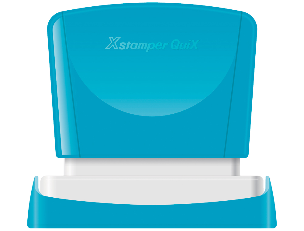 SELLO X'STAMPER QUIX PERSONALIZABLE COLOR NEGRO MEDIDAS 16X48 MM Q-11