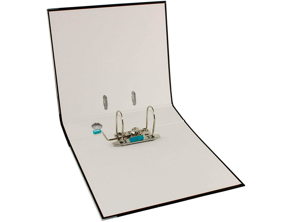 ARCHIVADOR DE PALANCA ELBA TOP CARTON COMPACTO POLIPROPILENO CON RADO DIN A4 LOMO DE 80 MM NEGRO