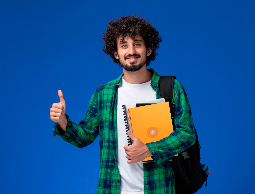 CUADERNO ESPIRAL A4 MICRO ANTARTIK TAPA FORRADA 80H 90 GR CUADRO 5MM 1 BANDA 4 TALADROS MOSTAZA