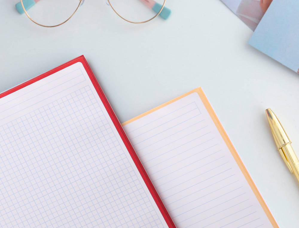 CUADERNO ESPIRAL A4 MICRO ANTARTIK TAPA FORRADA 80H 90 GR CUADRO 5MM 1 BANDA 4 TALADROS MOSTAZA