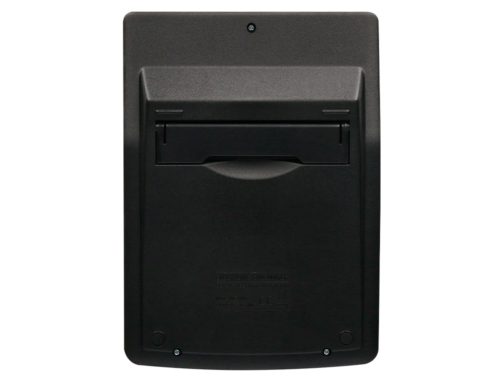 CALCULADORA LIDERPAPEL SOBREMESA XF31 14 DIGITOS SOLAR Y PILAS COLOR NEGRO 170X122X35 MM
