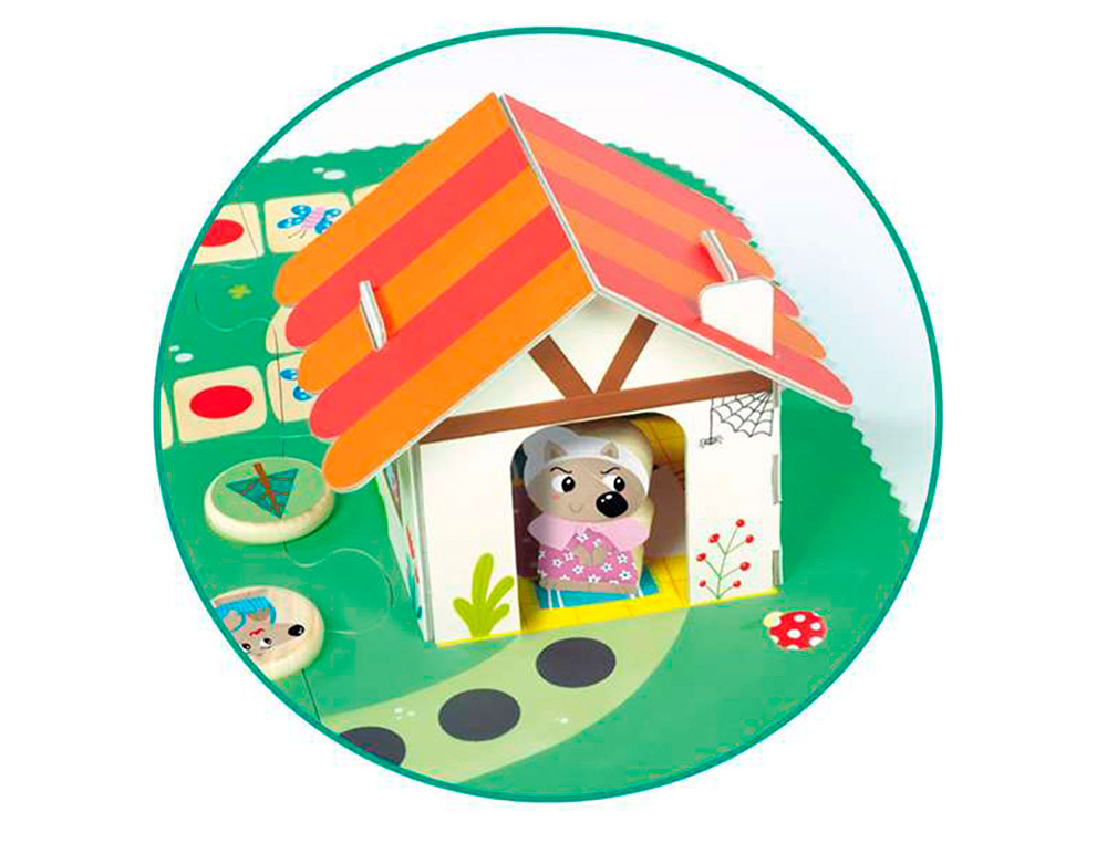 JUEGO GOULA DIDACTICO LITTLE RED RIDDING HOOD