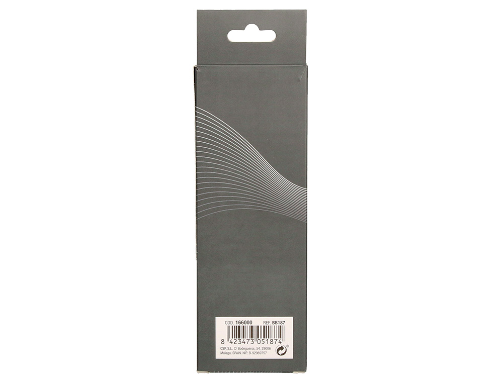 JUEGO BOLIGRAFO Y ROLLER BELIUS NORWICH CUERPO NEGRO MATE Y DETALLES CROMADOS SATINADOS EN CAJA REGALO