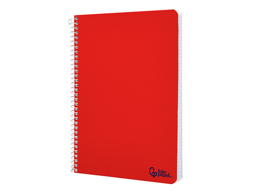 CUADERNO ESPIRAL LIDERPAPEL A5 SMART TAPA BLANDA 80H 75GR MILIMETRADO 2MM COLORES SURTIDOS