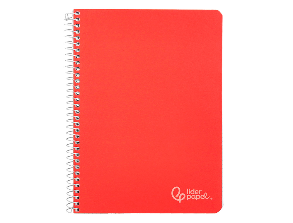 CUADERNO ESPIRAL LIDERPAPEL A5 WITTY TAPA DURA 80H 90GR PAUTA ANCHA 3,5MM CON MARGEN COLORES SURTIDOS