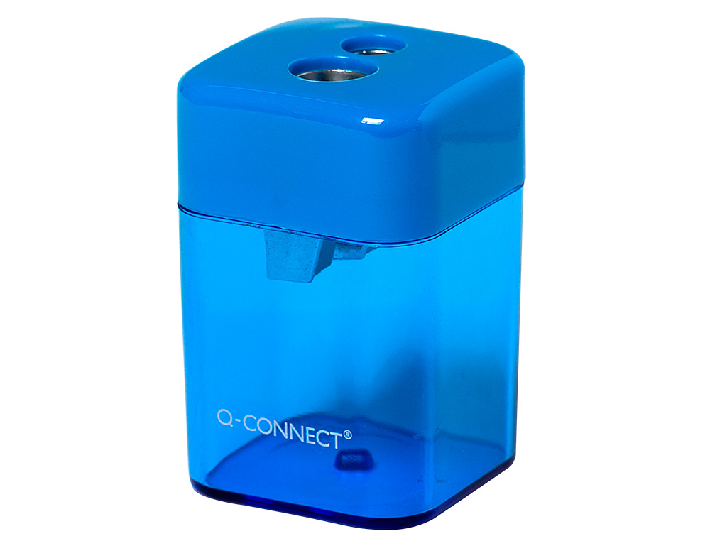 SACAPUNTAS Q-CONNECT METALICO 2 USOS CON DEPOSITO