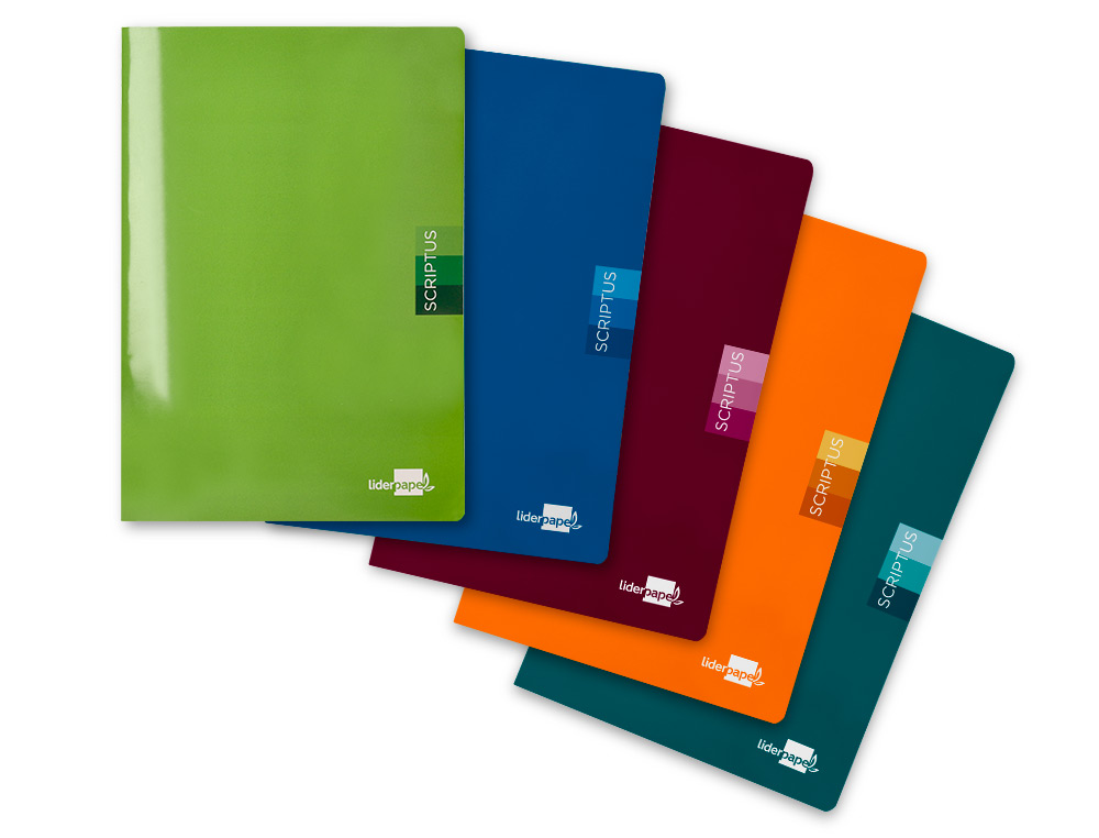 LIBRETA LIDERPAPEL SCRIPTUS A4 48 HOJAS 90GR HORIZONTAL CON MARGEN
